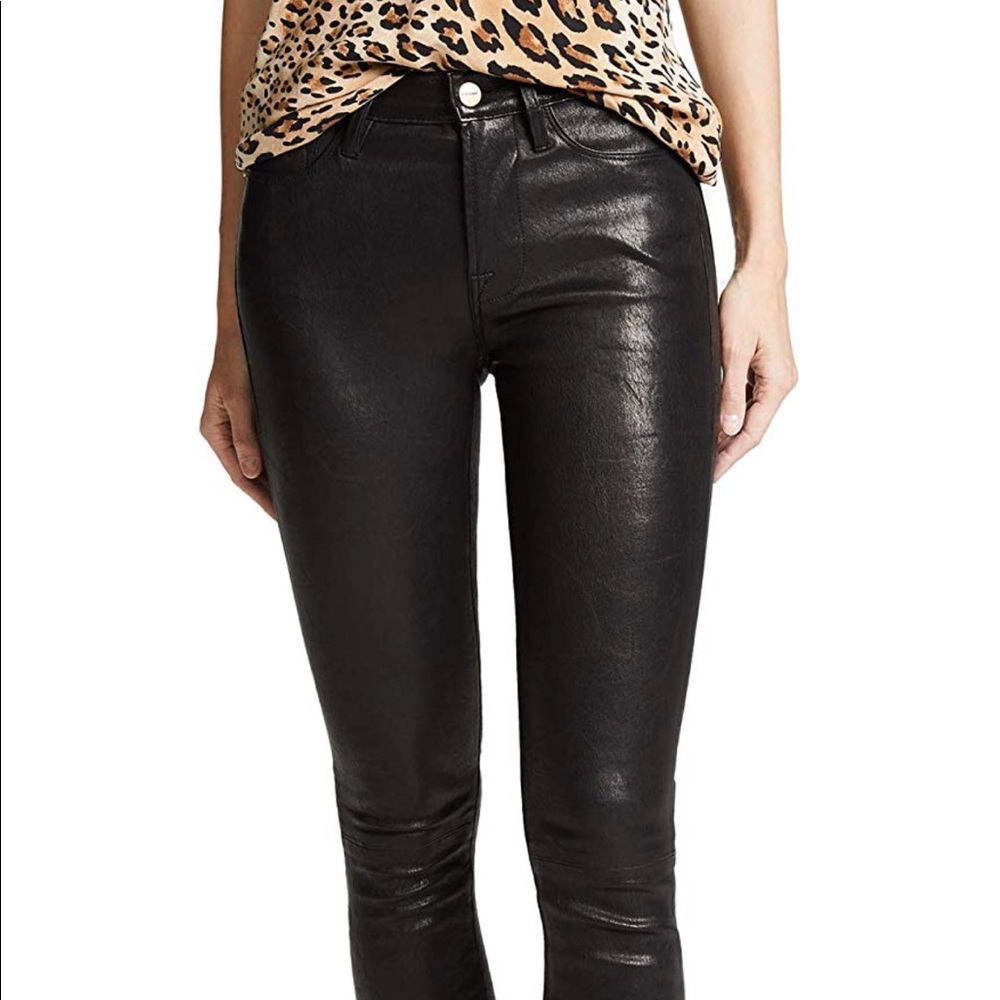 FRAME LEATHER PANTS NWT
